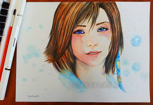 Yuna ~ Final Fantasy X ~ [ watercolor painting ]