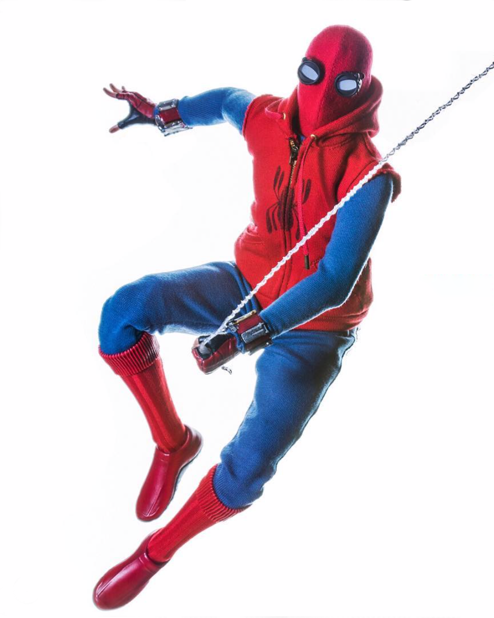 Homemade spiderman discount