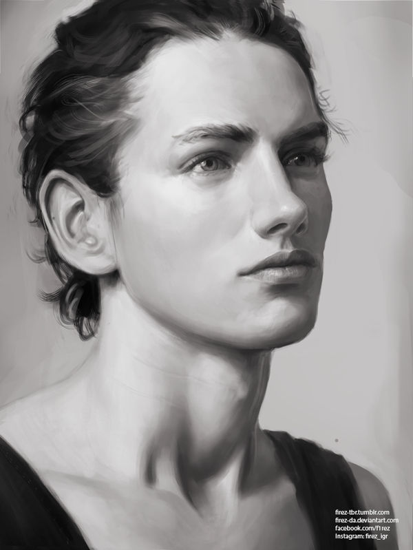 Men Study Portrait Male Portrait Study by FiRez-DA on DeviantArt