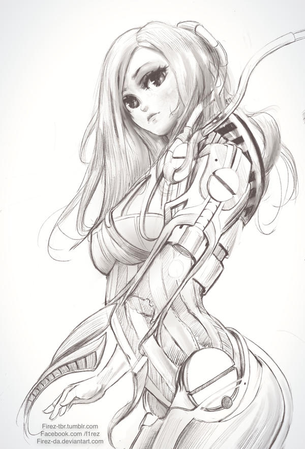 Gynoid sketch