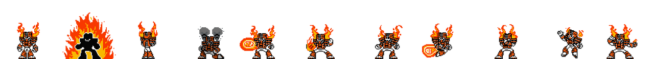 Classic Style Torch Man - MMRPG by pharos04 on DeviantArt