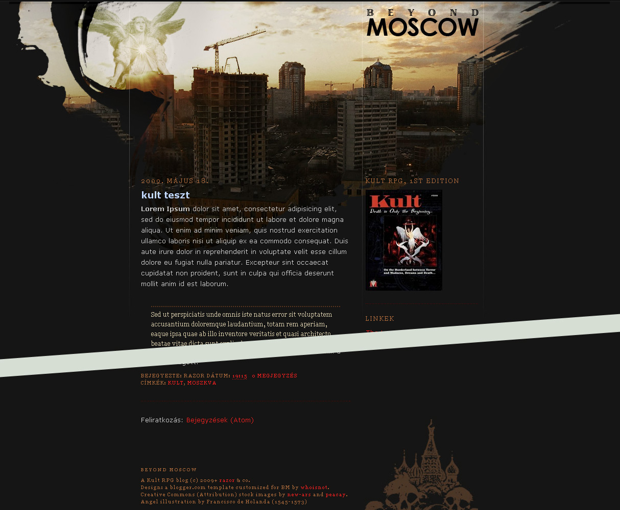 Beyond Moscow