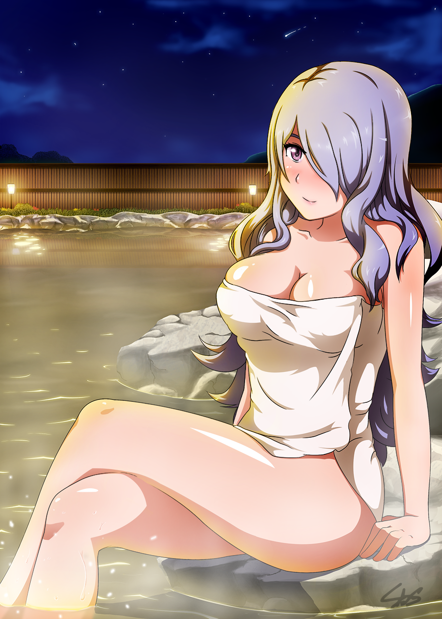 Camilla at the Hot Spring