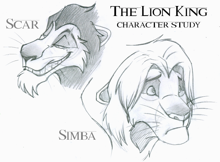 Lion King character sketches