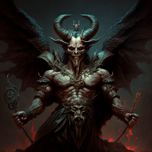 BAPHOMET Satan Beelzebub Demon 5x3 Feet FLAG 150cm X 90cm - Foto 4