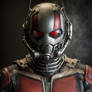 Bofrost head to toe Ant-Man costume on a white gro