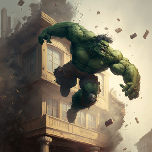 Totempow The Incredible Hulk Jumping From Building by ROCK3500 on ...