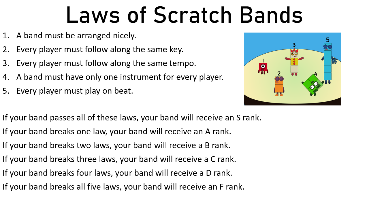 Scratch Irish Band Laws of Scratch Band by Meisser88 on DeviantArt