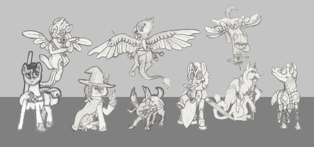Ponyfinder Group Shot - FULL by TinkerTie