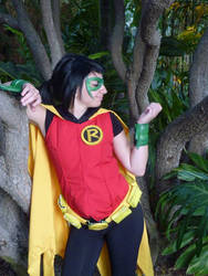 Damian Wayne/Robin cosplay