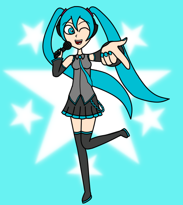 Hatsune Miku, Digital Superstar (Fanart)