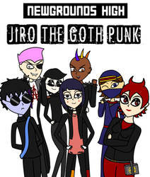 Jiro The Goth Punk (MHA x Pico's School Crossover)