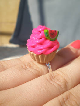 Watermelon Cupcake