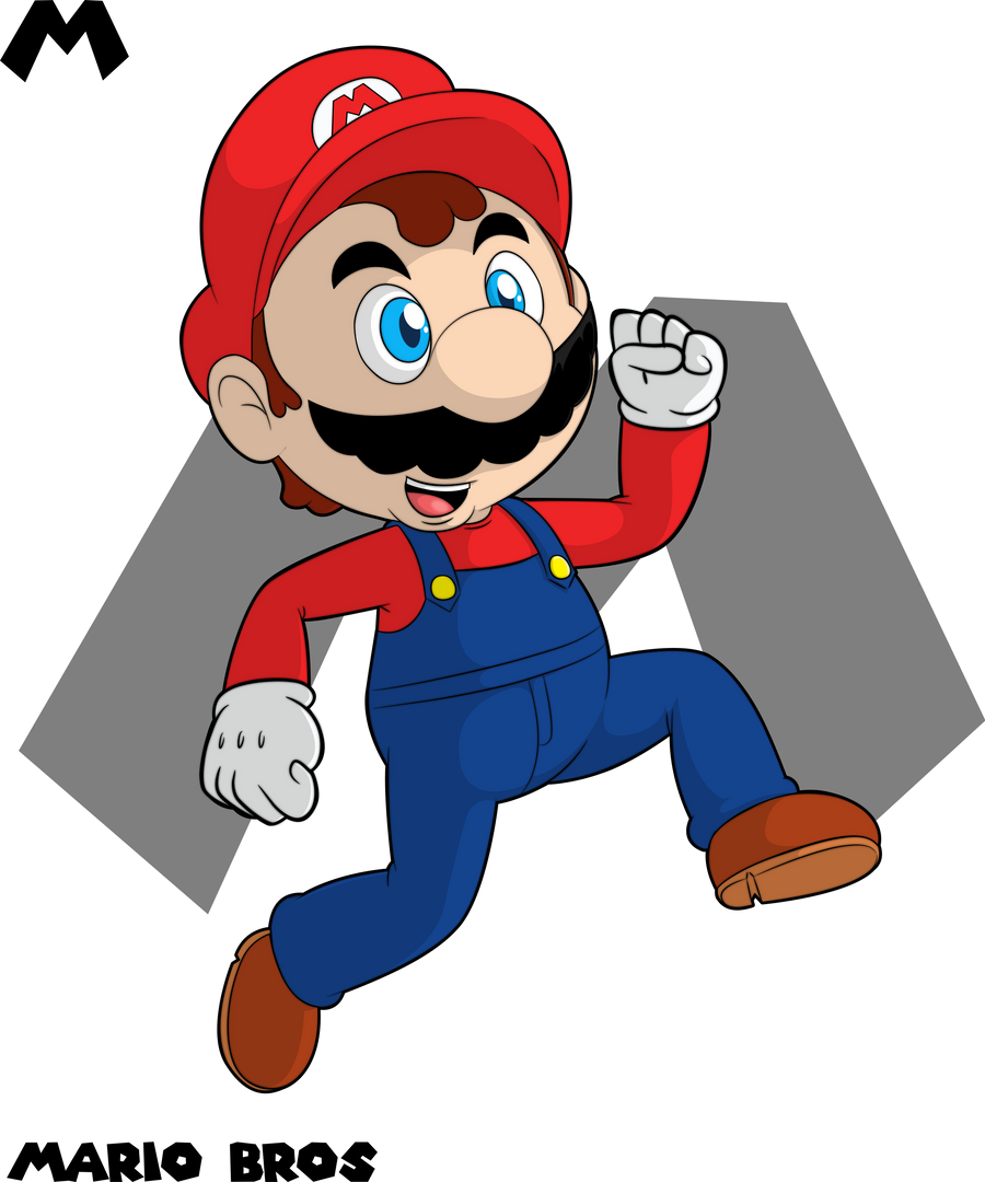 Mario Front Deviantart Super Mario (FanArt) by FXNUEVE on DeviantArt
