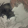 L and Light Yagami - Death Note