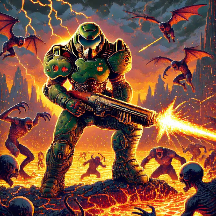 Doom Slayer Original by ArtExplorer9437 on DeviantArt
