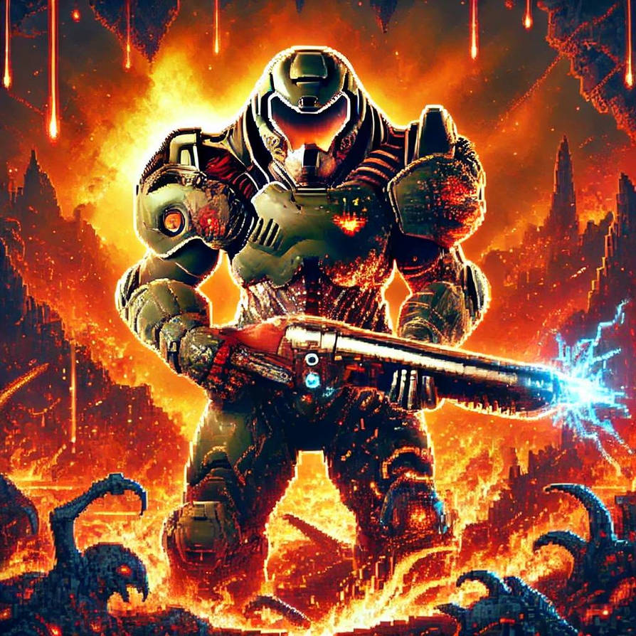 Badass Doom Slayer by ArtExplorer9437 on DeviantArt