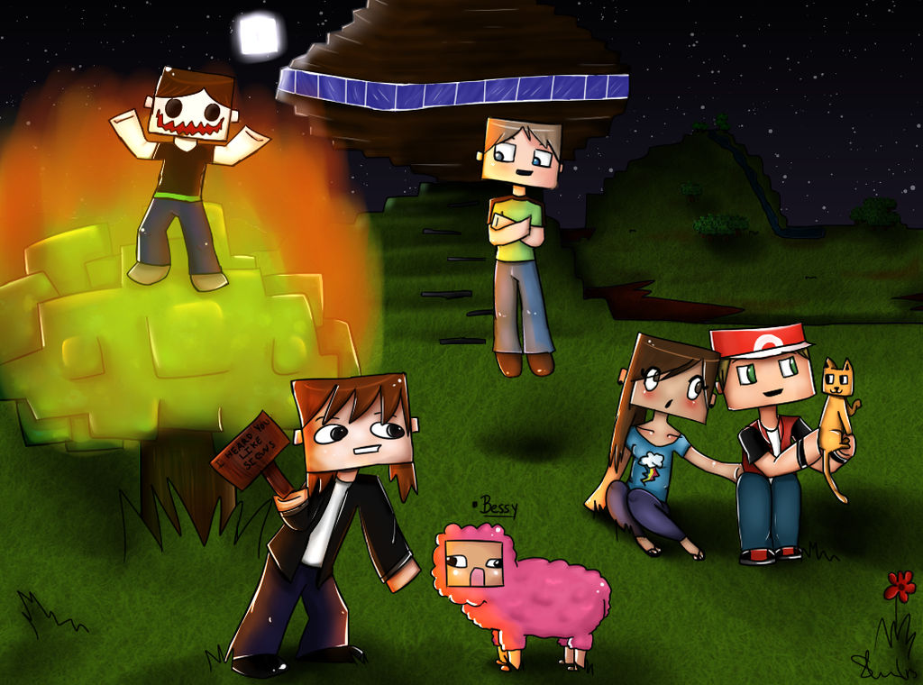 Meriwether Minecraft Meanwhile in Minecraft... by Sharsharkitty on DeviantArt