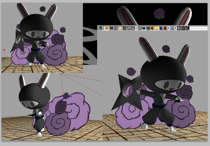 Render Ninja Bunny