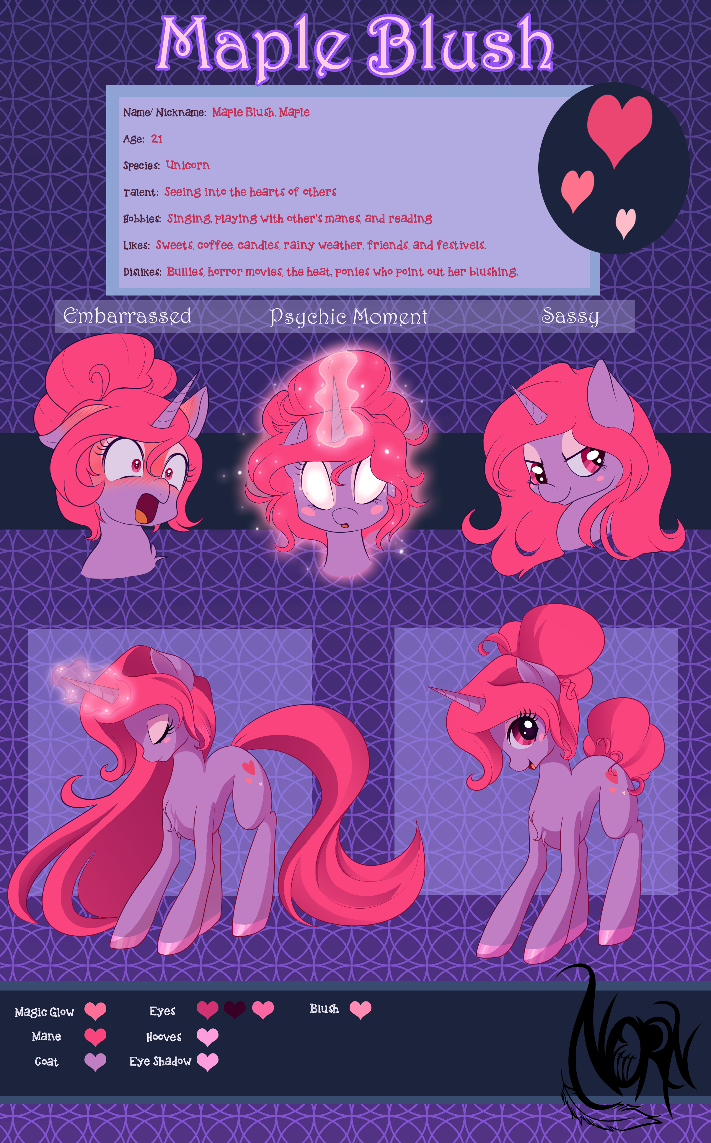 Maple Blush Mini Ref Sheet: Update