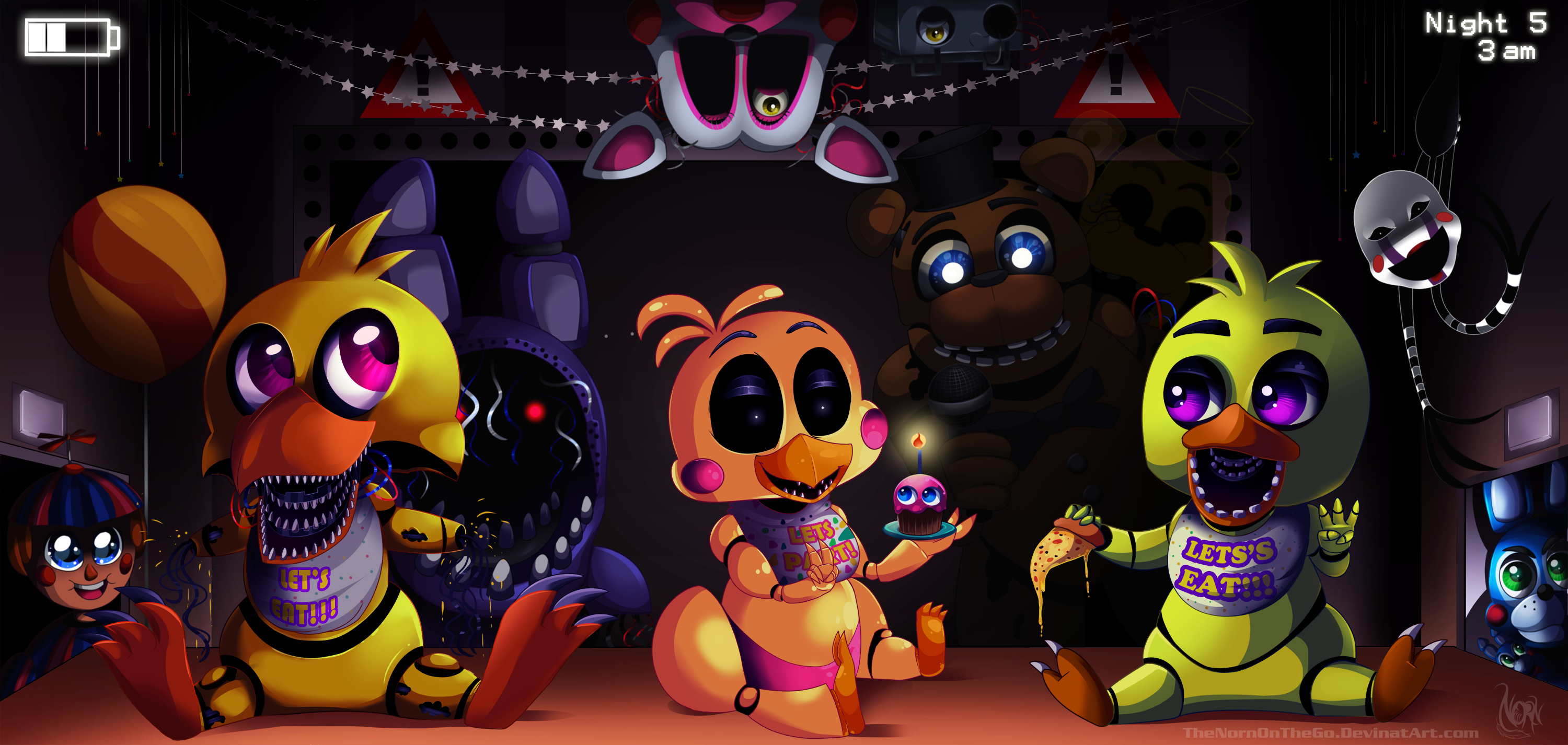 Five Night's at Freddy's 2 by TheNornOnTheGo on DeviantArt