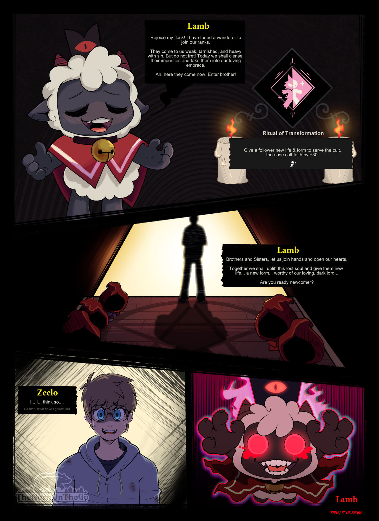 Cult of the Lamb Ritual of Transformation (1/4) by TheNornOnTheGo on