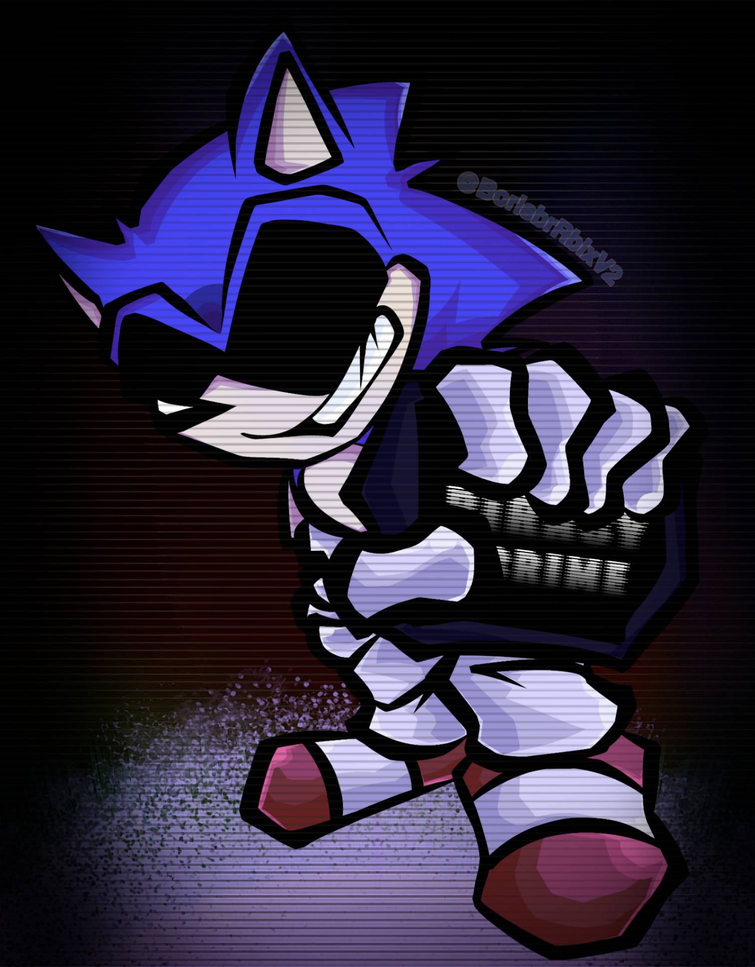 Sonic.EXE rewritten by AI by Joshua828282 on DeviantArt