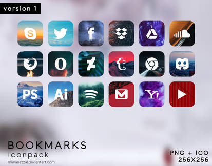 Bookmarks Icon Pack [ version 1 ]