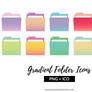 Gradient Folder Icons