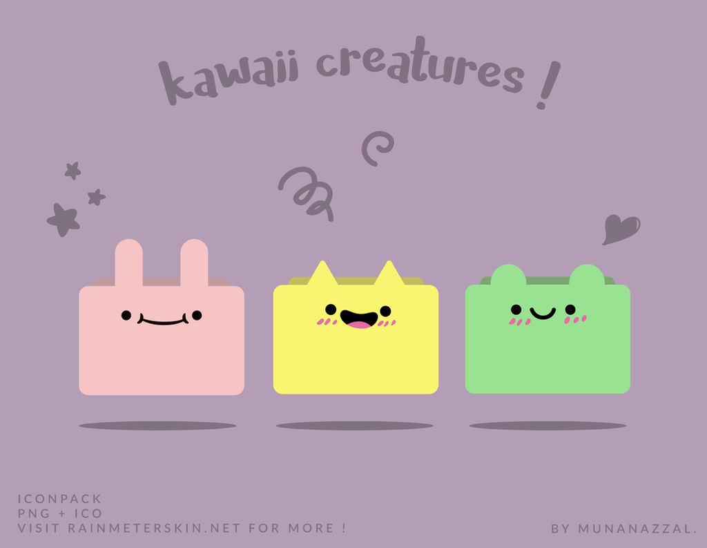 Kawaii icons - 2 Free Kawaii icons