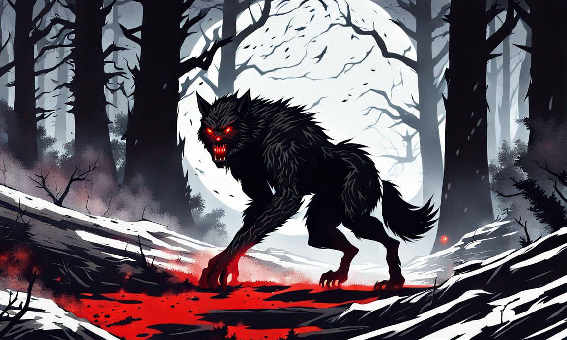 Werewolf Roaming 7 by BearofPeanuts on DeviantArt