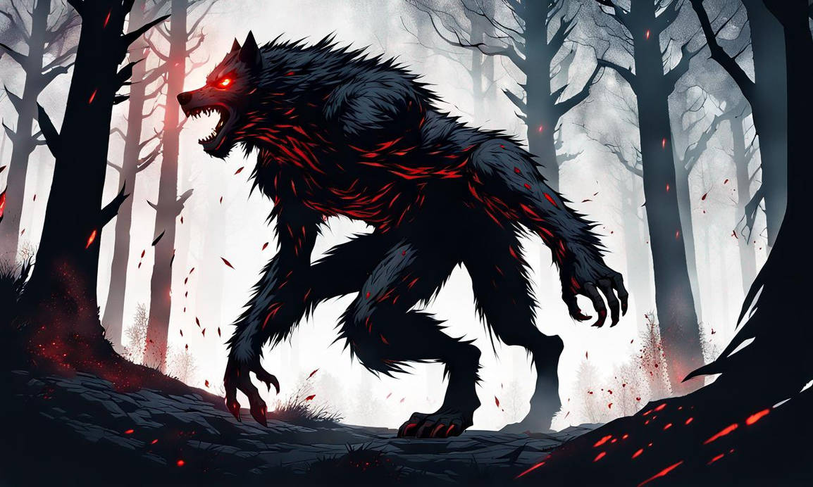 Werewolf Roaming 6 by BearofPeanuts on DeviantArt
