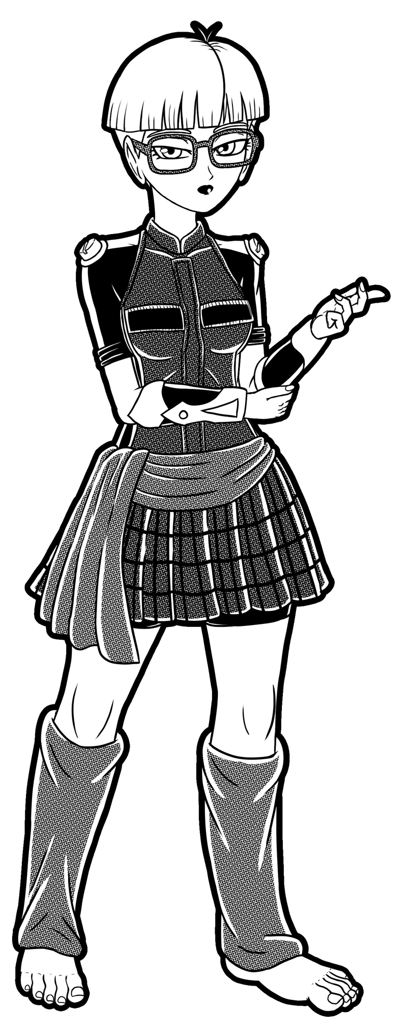 White skirt outfit clearance xenoverse 2