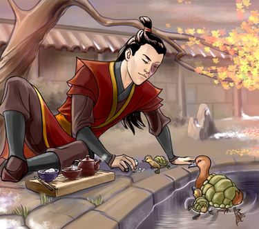 Zuko and his turtleducks