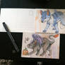 water color post cards