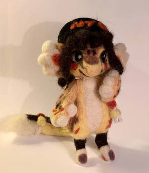 Needle felted Bagbean