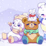 Bears In The Snow