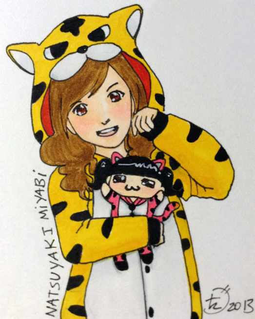 Tiger Miya and Minimomo-nyan