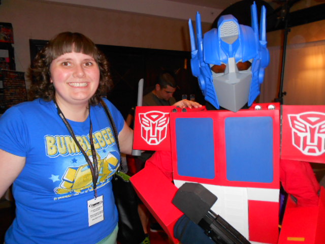 Auto Assembly 2014 - Optimus Prime + Me!