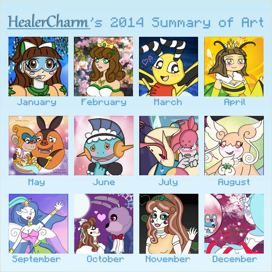 My 2014 Summary Of Art OwO