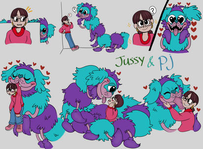 PJ - Pug a pillar [Poppy playtime fanart] by VioHasnoSleep on