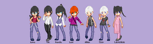 D.Gray-Man Pixel art