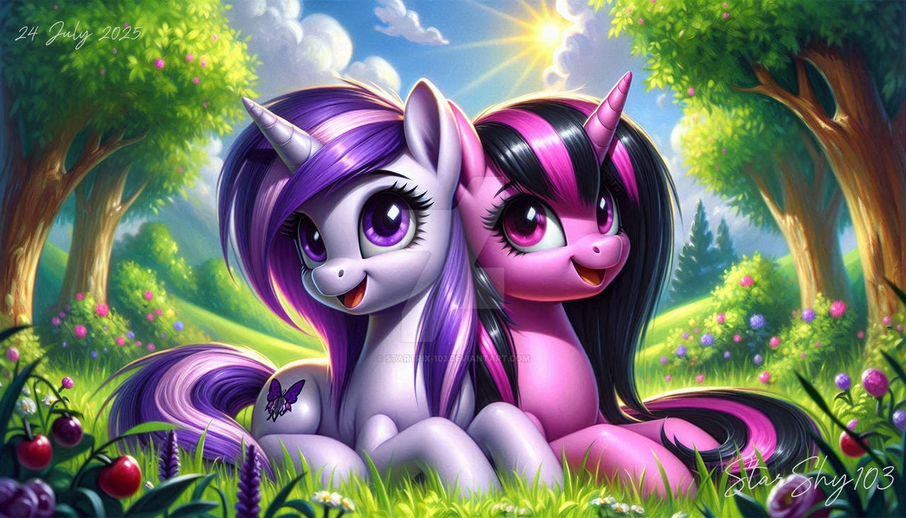Open: Exclusive AI Adoptable Yuri Unicorn Couple