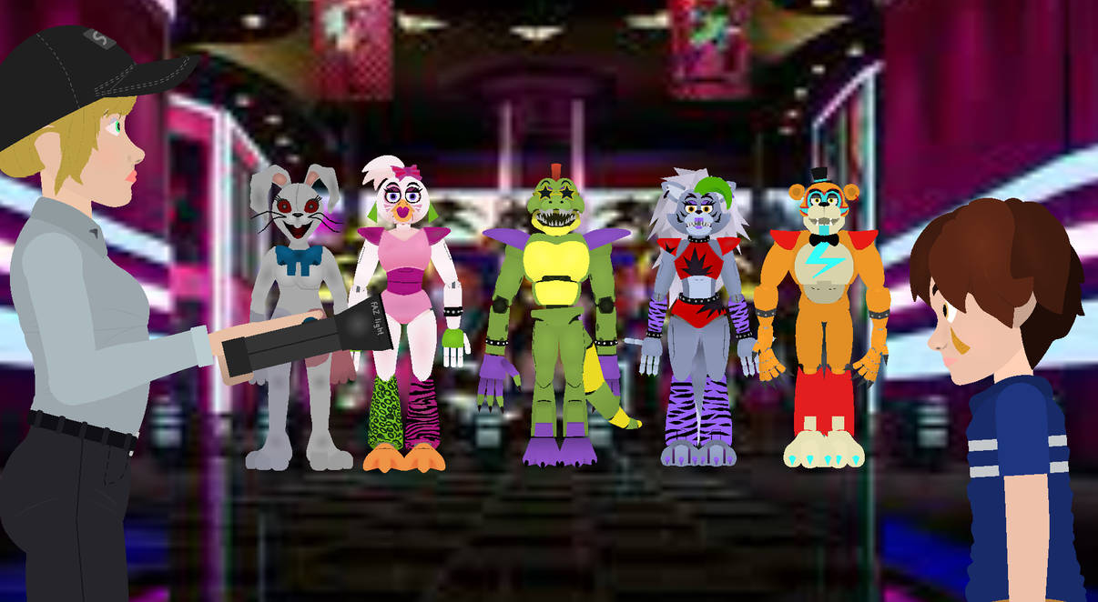 Fnaf Security breach art by montgomerygaming on DeviantArt