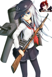 Hibiki/Verniy Kancolle Render 1