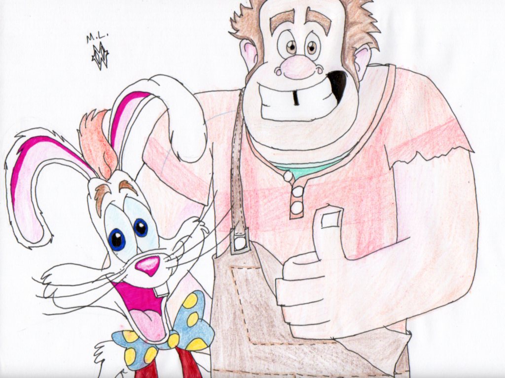 Subject Rabbit Ralph Roger Rabbit and Wreck it Ralph by Pikalopez1 on DeviantArt