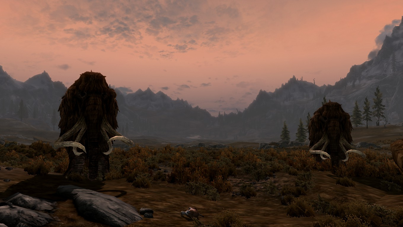 Skyrim Mammoths