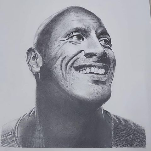Dwayne Johnson Pencil Sketch by saniya-artoholic on DeviantArt