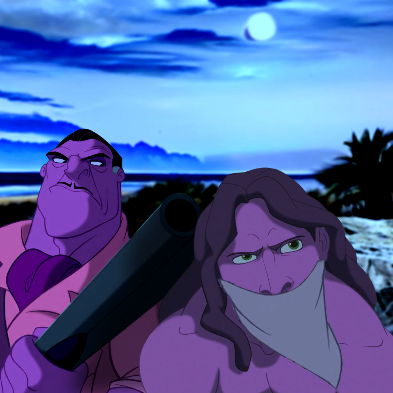 Tarzan And Clayton By The Cliff By ElPrincipeAbooboo On DeviantArt tarzan-and-clayton-by-the-cliff-by-elprincipeabooboo-on-deviantart