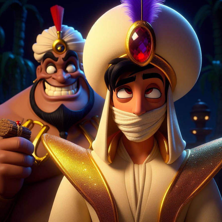 AI Prince Ali 25 (gagged) by ElPrincipeAbooboo on DeviantArt